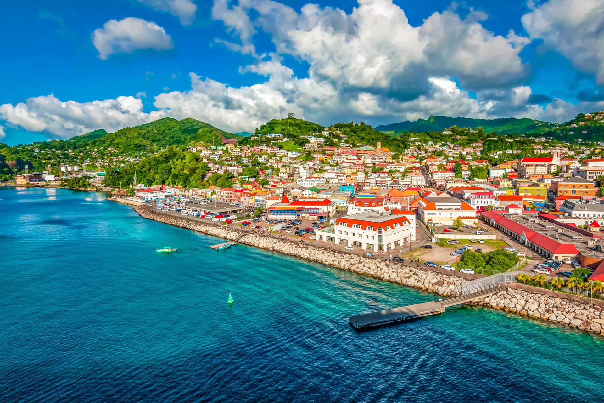 The spice-scented island of Grenada, featuring Grand Anse Beach and stunning natural beauty