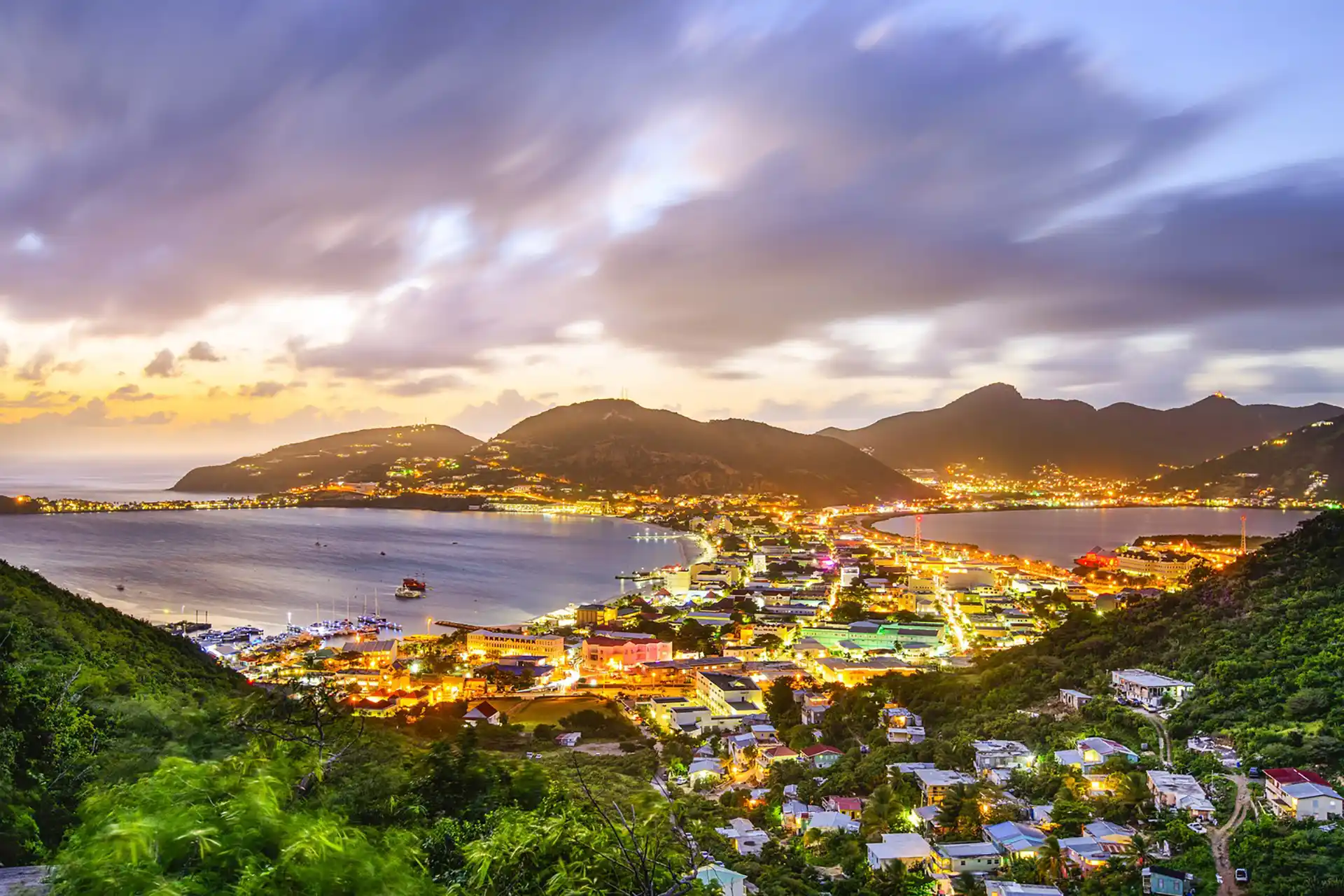 The unique dual-nation island of St. Maarten, famous for Maho Beach and duty-free shopping